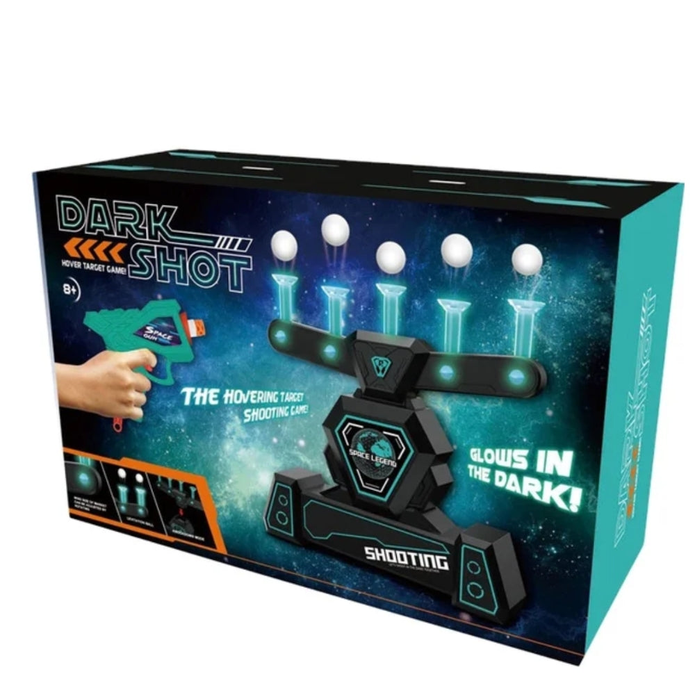Juego de Tiro Flotante 'Space Legend' + 2 Pistolas + 10 Bolas + 20 Dardos