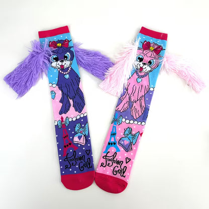 CALCETINES LOCOS 3D PARA NIÑAS