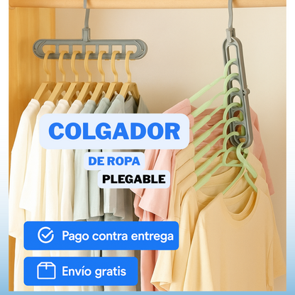 5  COLGADORES DE ROPA PLEGABLE DE 9 ESPACIOS