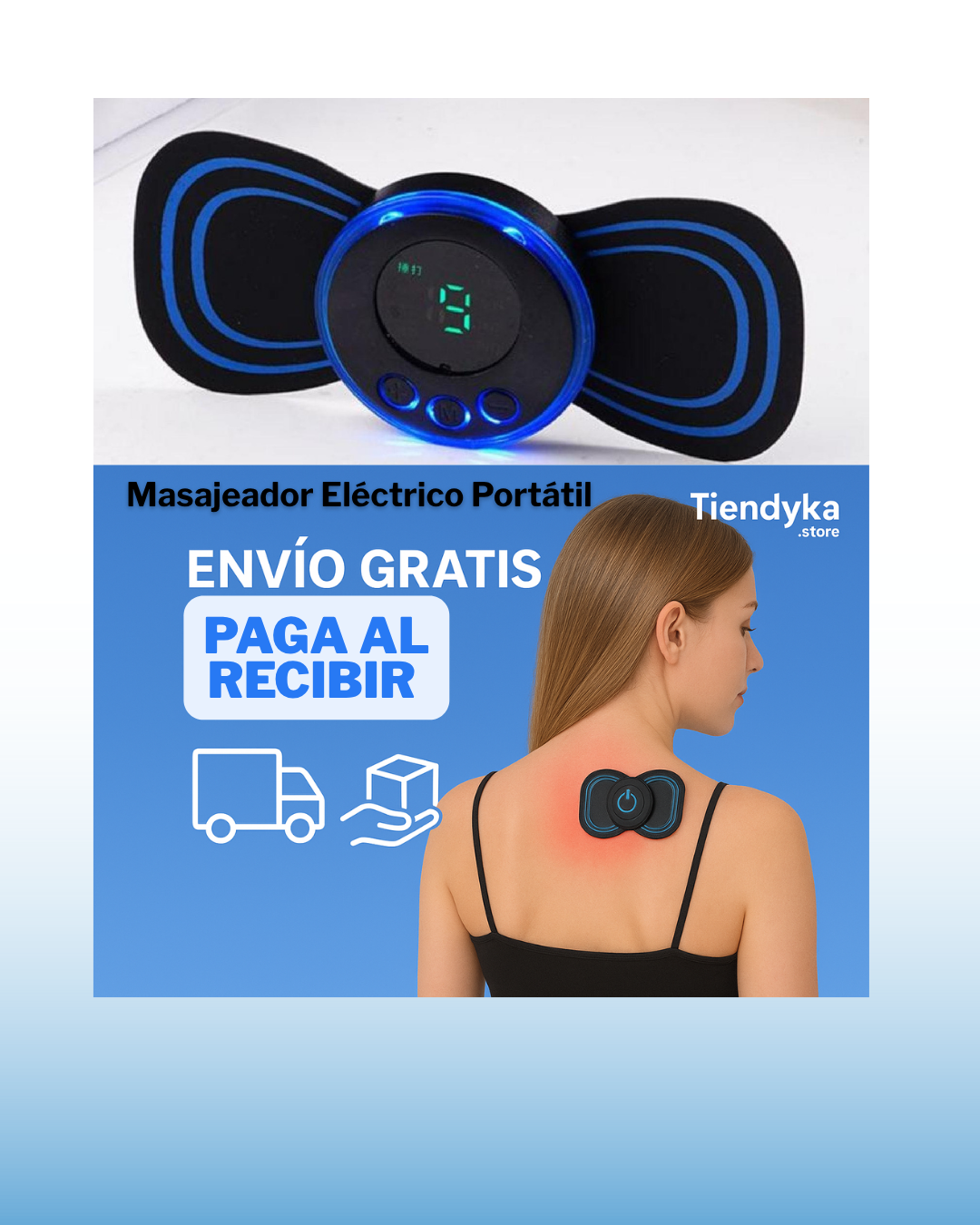 Masajeador Eléctrico Portátil Multiuso